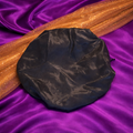 Black Satin Bonnet